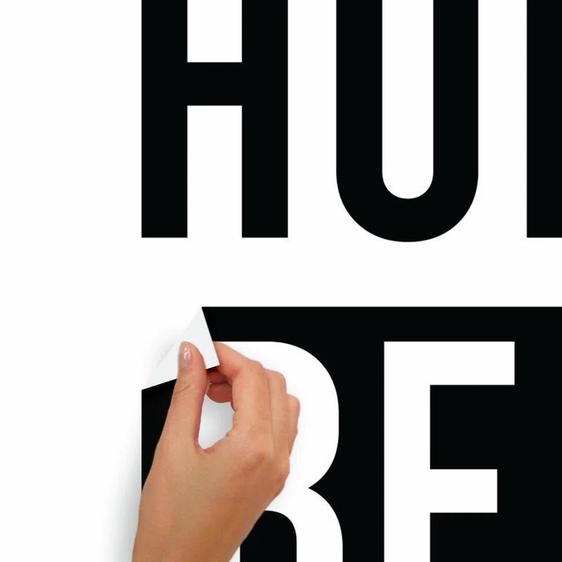 York Wallcoverings Text & Numbers Non-Wall Damaging Wall Decal