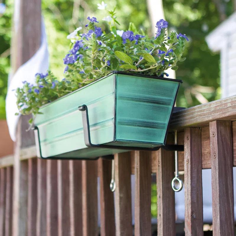 Metal Window Box Planter