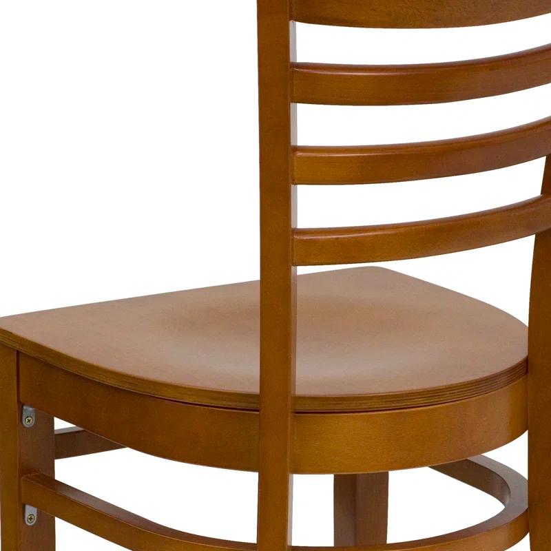 Red Barrel Studio® Ladder Back Wooden Restaurant Chair