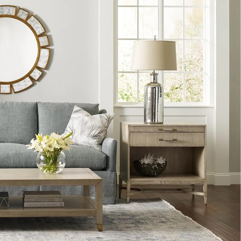 Woodbridge Furniture Iris Solid Wood End Table with Storage