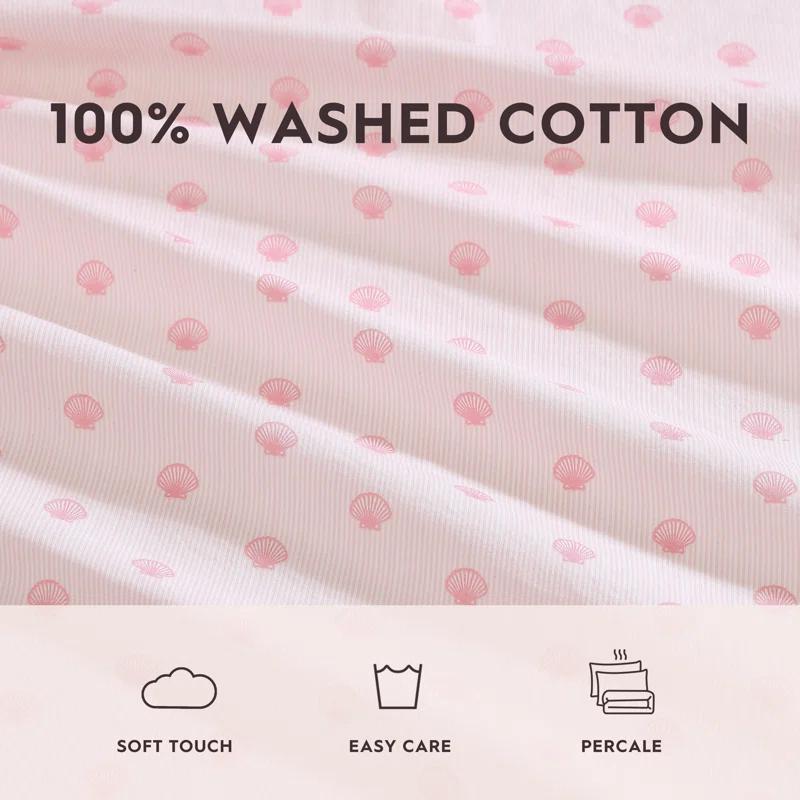 Laura Ashley Laura Ashley Printed Cotton Percale Sheet Set