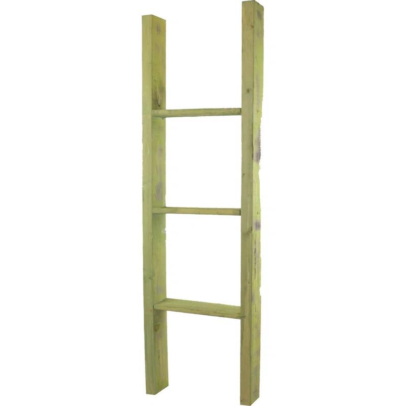 Ekena Millwork Vintage Farmhouse Rung Decorative Ladder