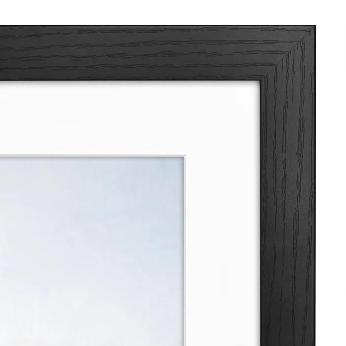 Americanflat Picture Frame - Frame with Mat - Wide Molding - Shatter-Resistant Glass | Wayfair