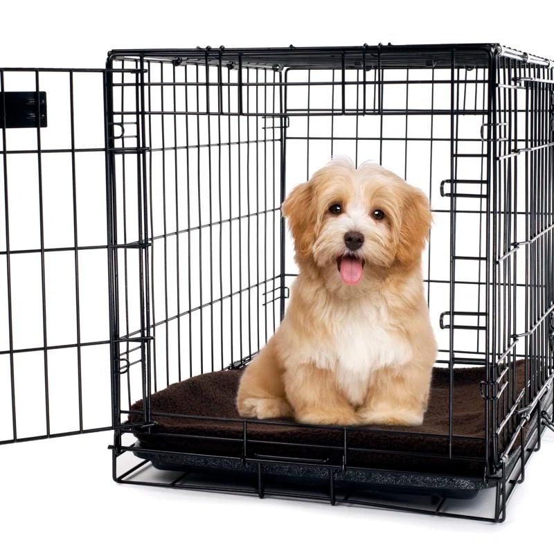 Petmaker PETMAKER Self Warming Cat Mat - Thermal Dog Crate Pad with Removable Washable Sherpa Cover and Reflective Insulation Layer for Self Heating - Pet Supplies for Dogs and Cats