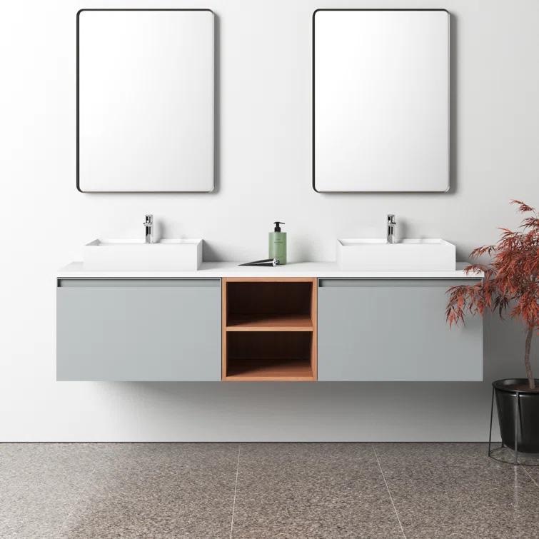 Shelley 72'' Double Bathroom Vanity