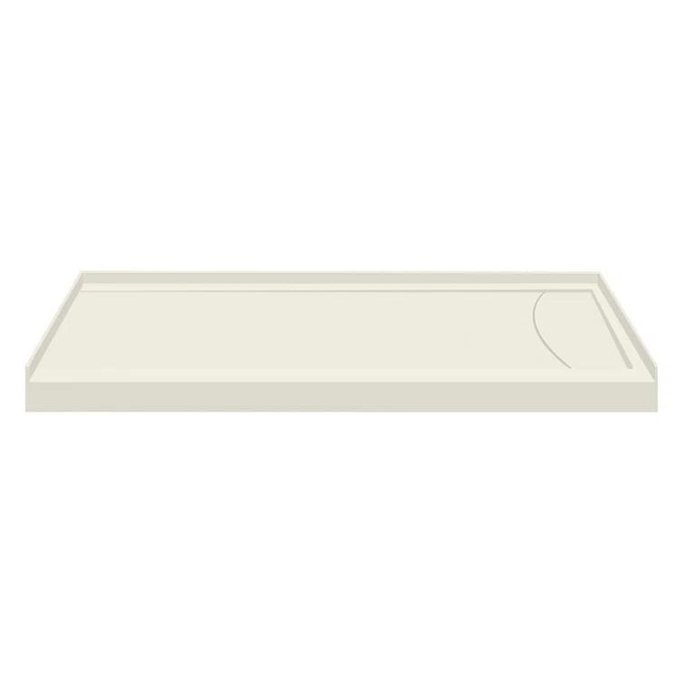 Transolid Transolid 60-in x 32-in Cast Solid Surface Tub Replacement Base Linear FSLB6032R-02