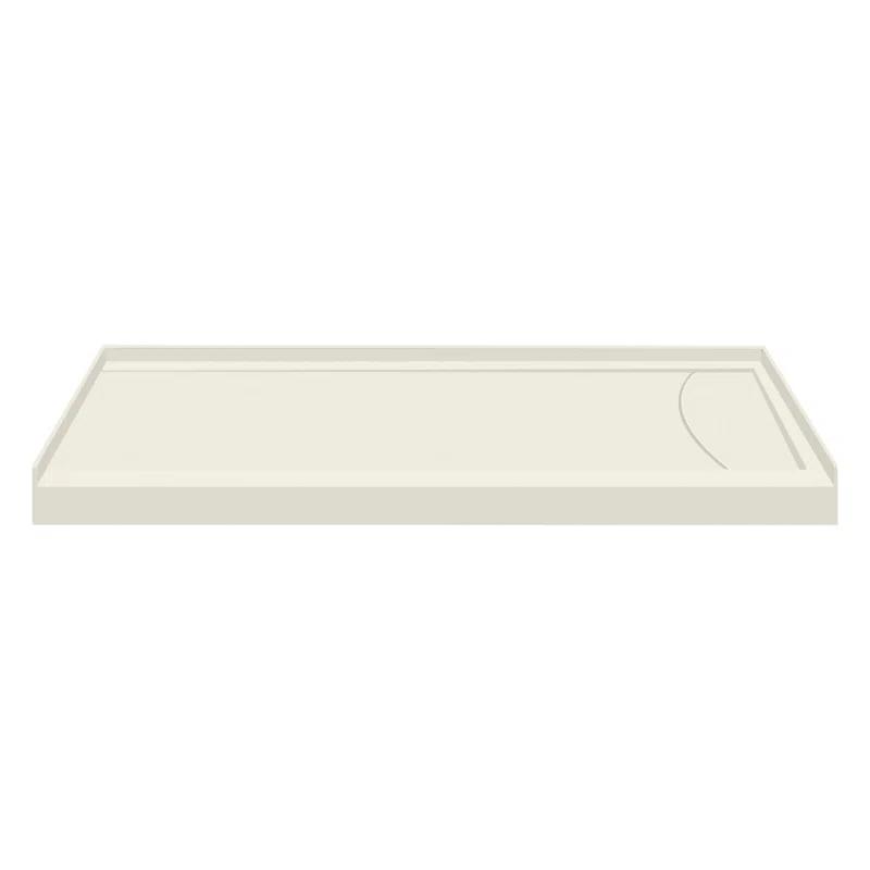 Transolid Transolid 60-in x 32-in Cast Solid Surface Tub Replacement Base Linear FSLB6032R-02