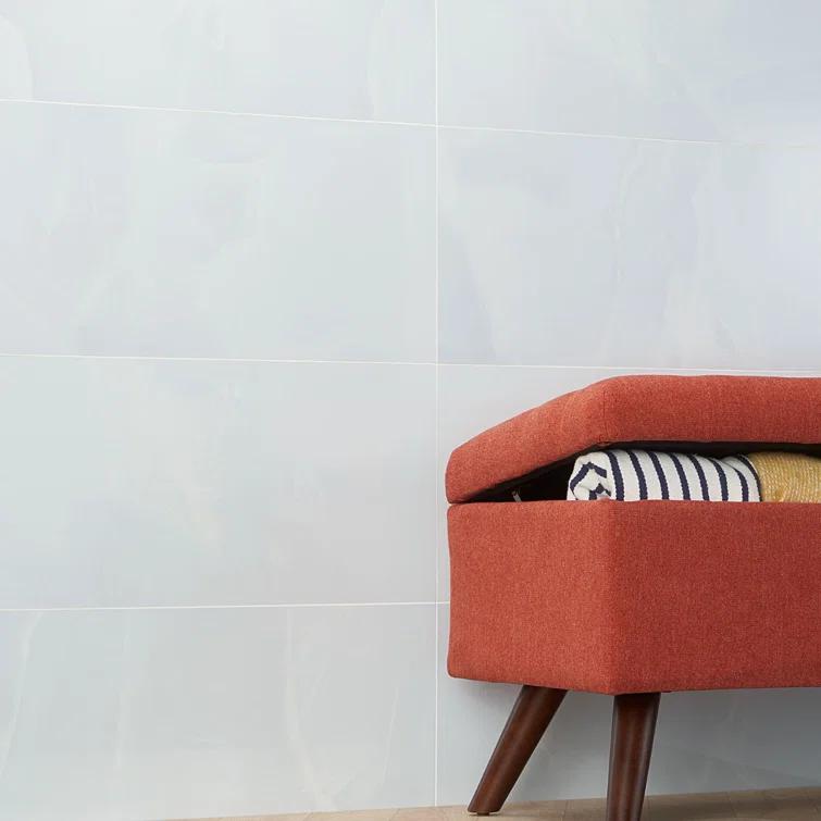 Bond Tile 12" x 24" Polished Marble Look Porcelain Floor and Wall Tile