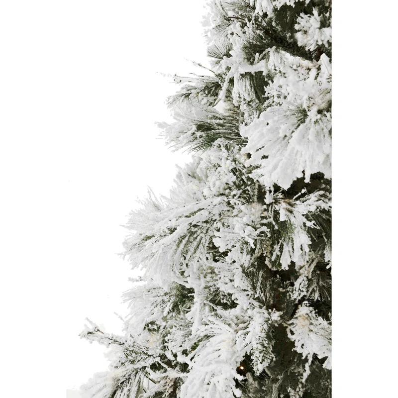 Fraser Hill Farm Fraser Hill Farm Flocked Snowy Pine Artificial Christmas Tree