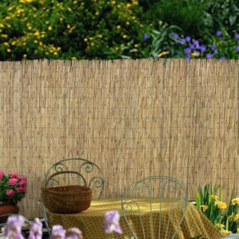 Garden Path 48'' H x 96'' W Natural Bamboo Fencing