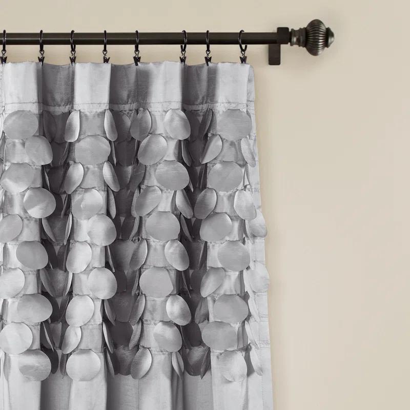 Lush Decor Polyester Semi Sheer Curtain Pair (Set of 2)