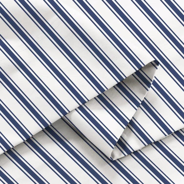 Color Sense Wrinkle Resistant Brushed Cotton Blend Lightweight Sheet Set