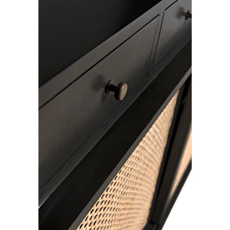 Noir Hermosa 72'' Solid Wood Sideboard