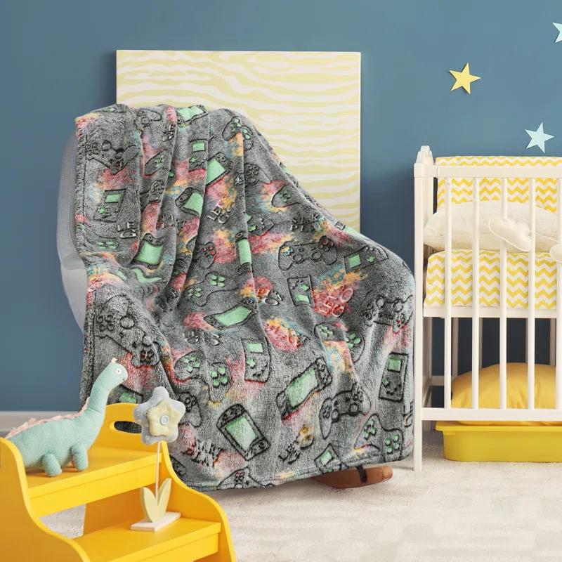 Catalonia Catalonia Glow in The Dark Throw Blanket for Kids