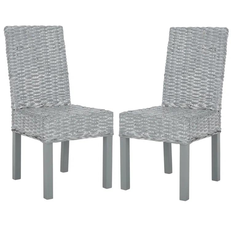 Highland Dunes Willow 18.5'' H Upholstered Parsons Chair (Set of 2)