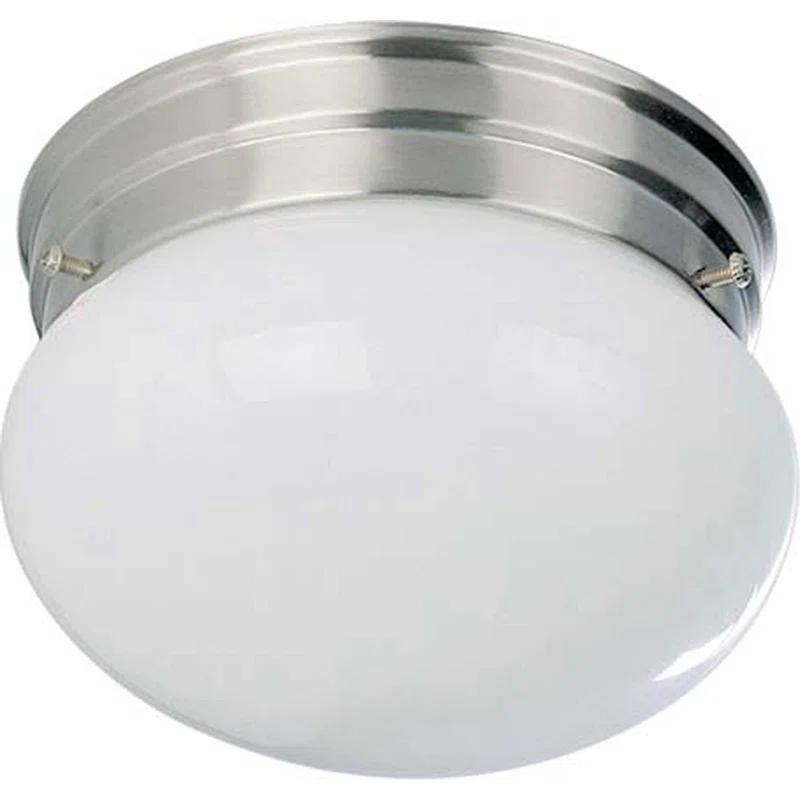 Winston Porter Fuhrmann Glass Flush Mount