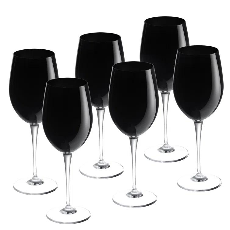 Majestic Crystal Crystal Wine Glass Set (Set of 6)