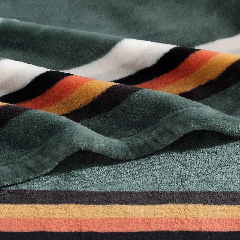 Wrangler Glen Canyon Stripe Ultra Soft Plush Fleece Blanket