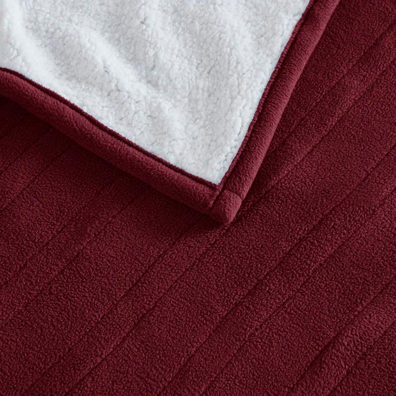 Serta Serta Fleece to Sherpa Heated Blanket