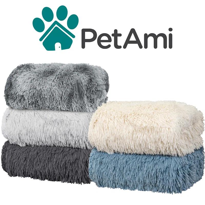 PetAmi Faux Fur Sherpa Pet Blanket