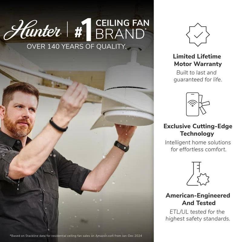 Casablanca Fan 60" Fellini 5 - Blade Standard Ceiling Fan with Wall Control