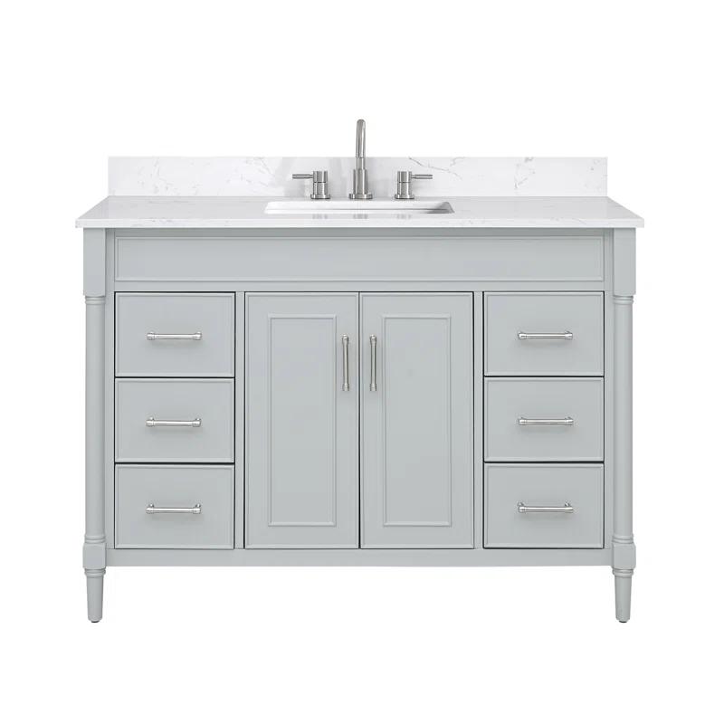 Avanity Bristol 48" Free Standing Single Bathroom Vanity with Engineered Stone Top