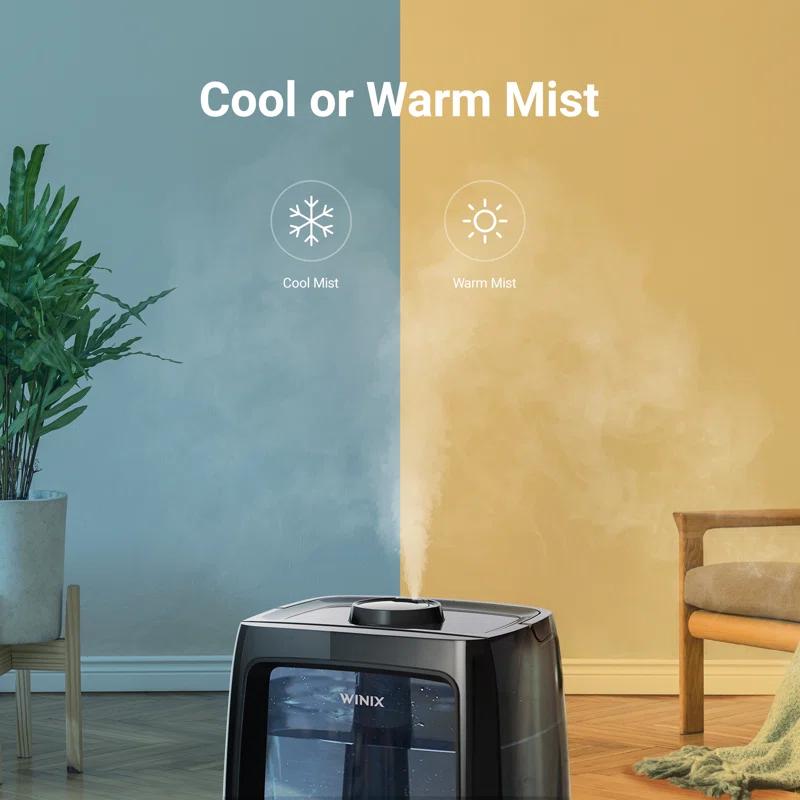 Winix Winix L200 2 Gallon Ultrasonic Humidifier with Warm/Cool Mist Aromatherapy & LightCel Technology