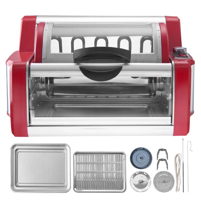 Stellweilan Tessberg Stainless Steel Shawarma Grill Machine Electric Gyro Rotisserie Doner