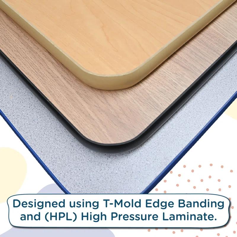 Children's Factory AS WE GROW Rectangular Adjustable Table