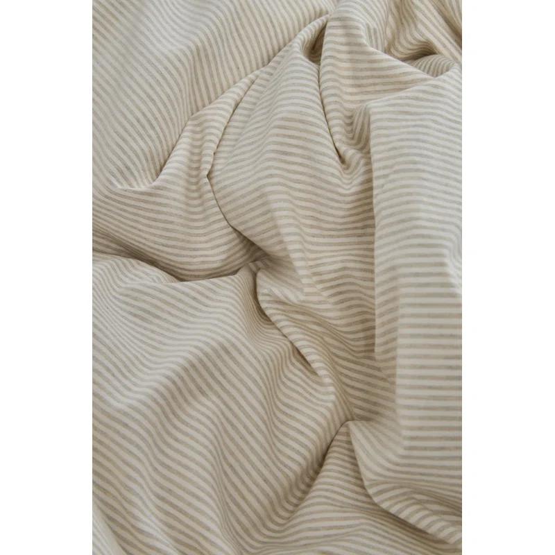 Pom Pom At Home Luke Percale Striped Duvet Cover