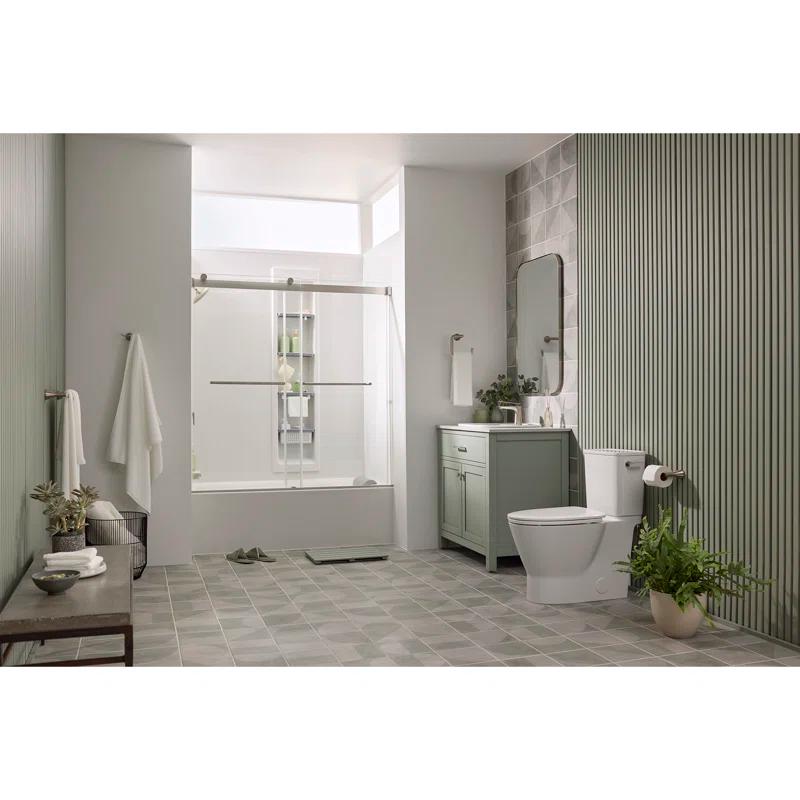 American Standard American Standard Aspirations 1.28 Gallons GPF Elongated Comfort Height Floor Mounted Two-Piece Toilet (Seat Included) 252AA898.020