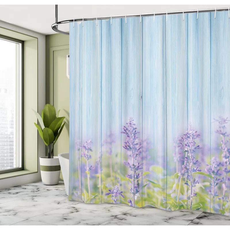 Ambesonne Shower Curtain with Hooks Included | Wayfair