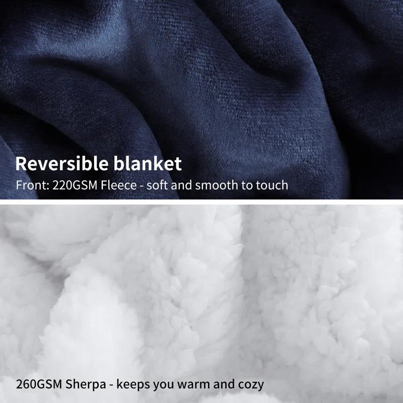 Aisbo Aisbo Sherpa Fleece Blanket