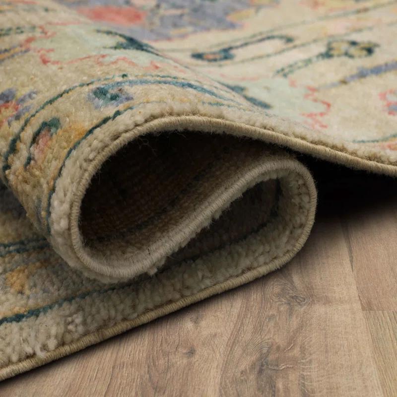 Karastan Karastan Rugs Mystique Cream Traditional Floral Area Rug