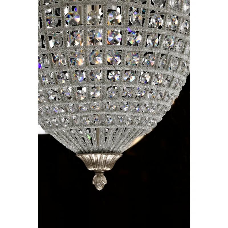 Rosdorf Park Kiyora 4 - Light Dimmable Tiered Chandelier