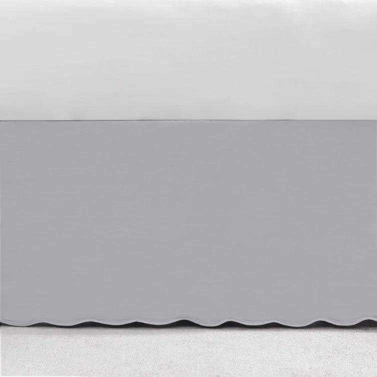 Stone Cottage Bedding Stone Cottage Solid Scalloped Cotton Bedskirt