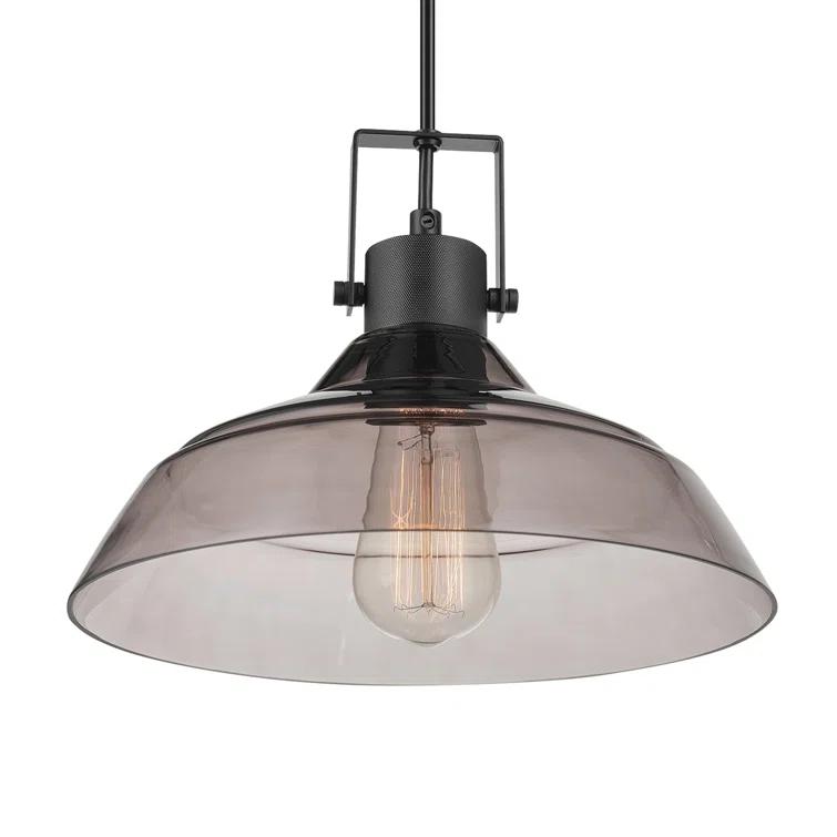 Globe Electric Company Sutton 1 - Light Matte Black Single Pendant
