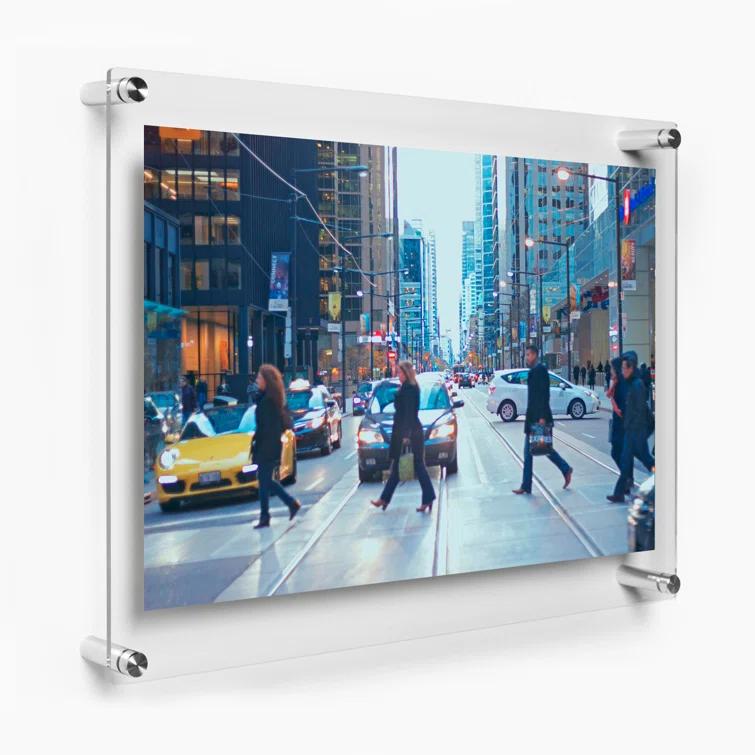 Double Panel Floating Acrylic Picture Frame
