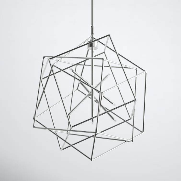 Ezo 7 Light Metal Geometric Chandelier