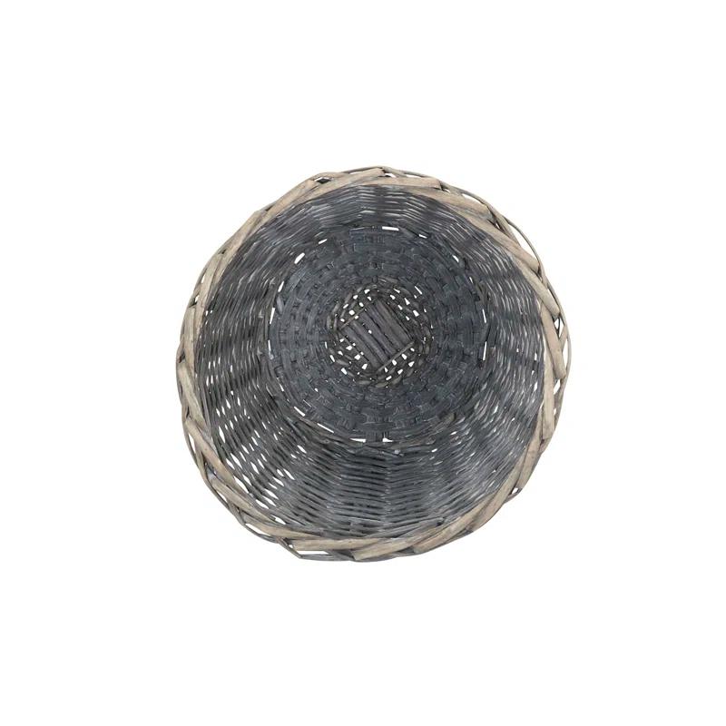 Household Essentials Willow Wicker Open Waste Basket