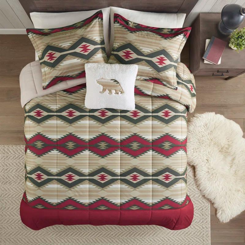 Woolrich Woolrich Emmet Creek Down Alternative Comforter Set with Throw Pillow