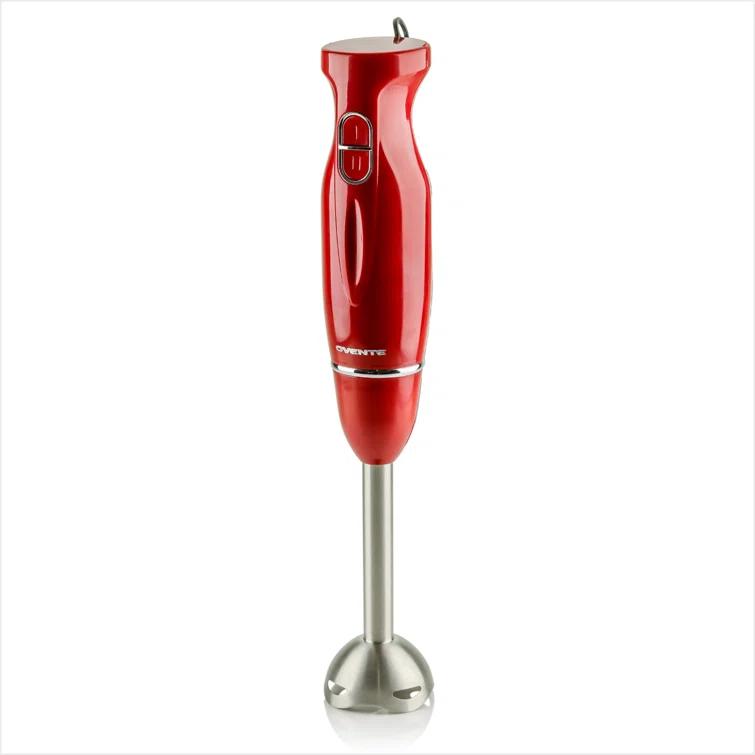 Ovente OVENTE Electric Immersion Hand Blender 300 Watt 2 Mixing Speed