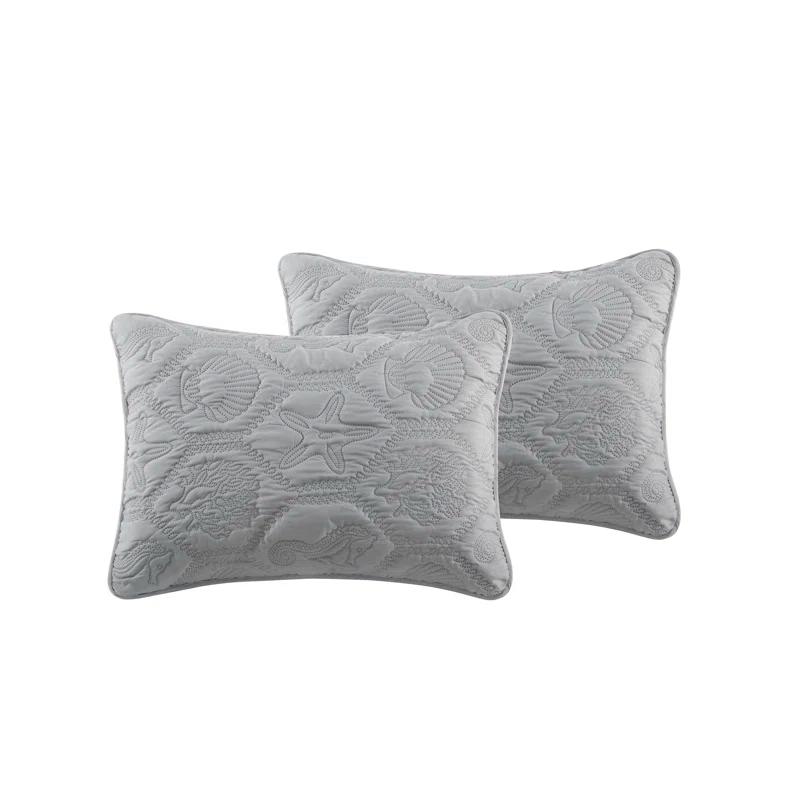 VCNY Shore 3-Piece Embossed Quilt Set