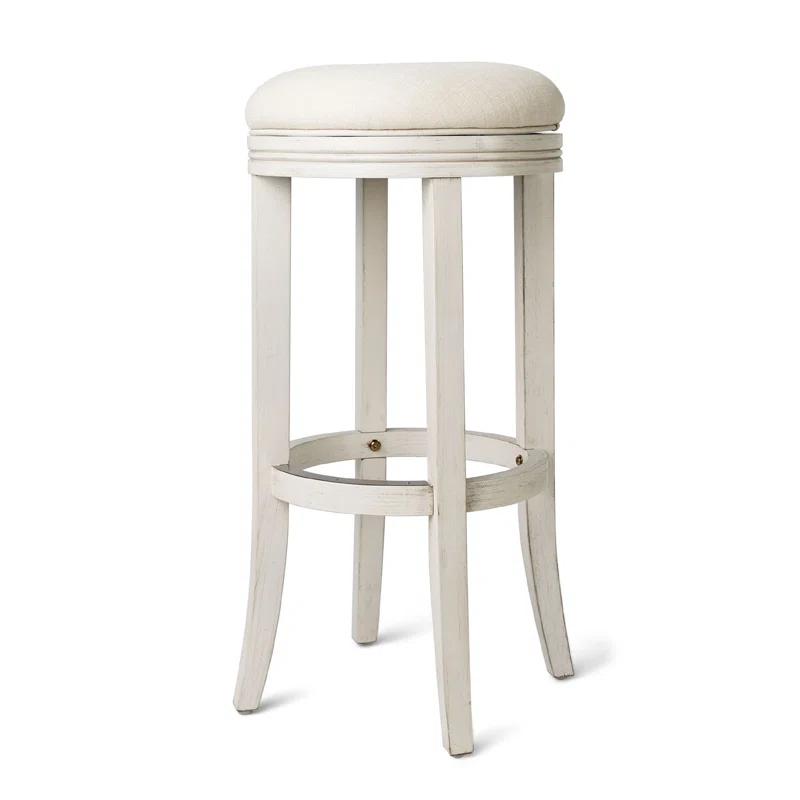Maven Lane Maven Lane Eva Stool with Fabric Upholstery