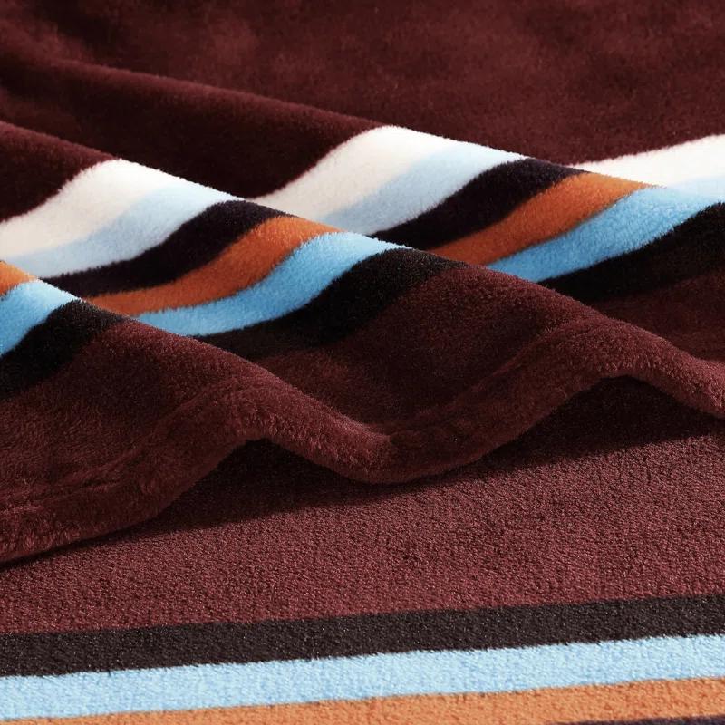 Wrangler Glen Canyon Stripe Ultra Soft Plush Fleece Blanket