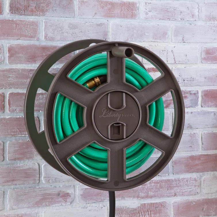 Liberty Garden Plastic Wall Hose Reel