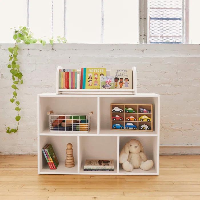 ECR4Kids ECR4Kids Tabletop Book Display, Adjustable, Library Storage