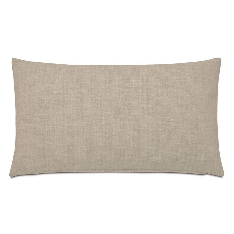 Higgins Leather Corners Pillow Cover & Insert