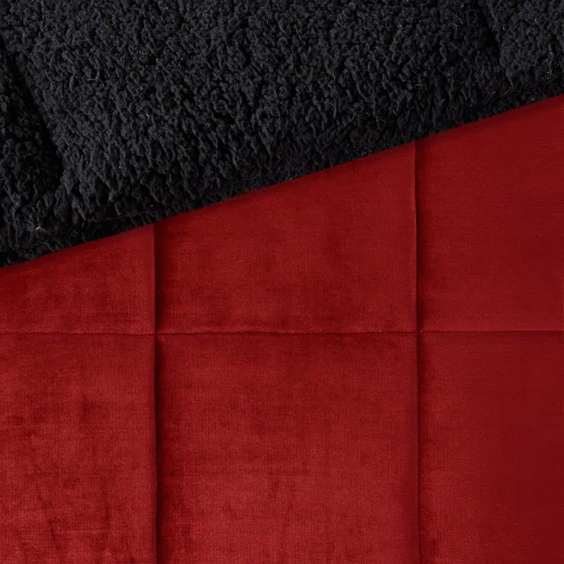 Woolrich Alton Plush to Sherpa Down Alternative Comforter Set