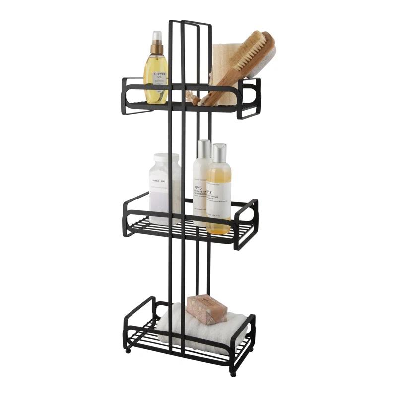 Elle Decor Noir 3 Tier Spa Tower in Black